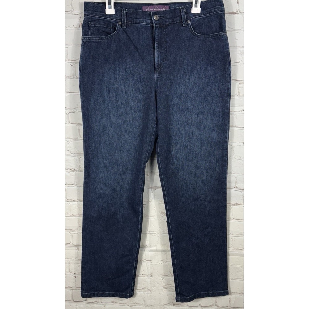 Gloria‎ Vanderbilt Amanda Jeans Women's Size 12 Mid-Rise Stretch Denim 32x28